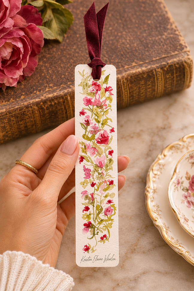 Little Women | Original Hand Painted Watercolor Bookmark