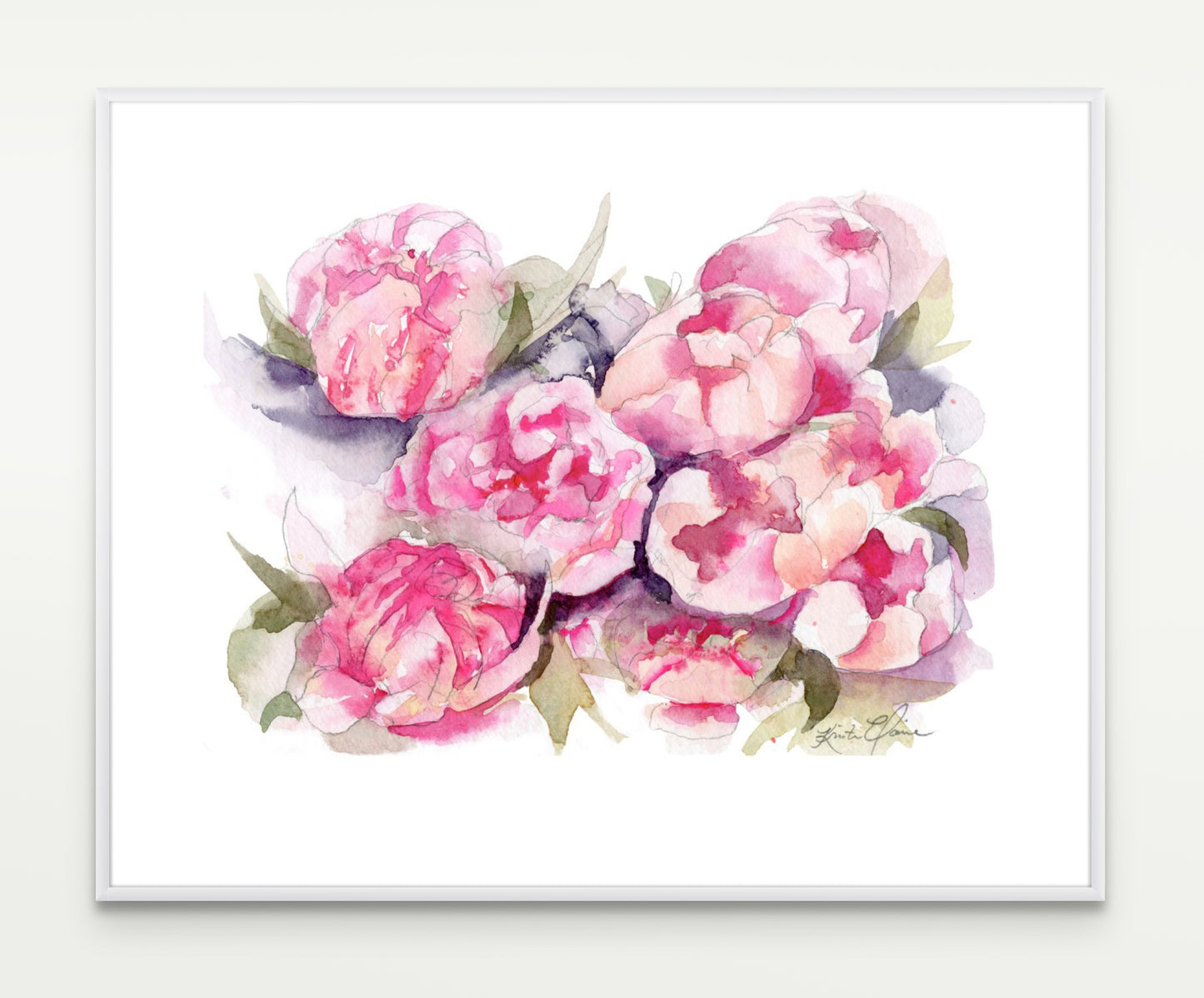 Pink Peonies Study No. 1