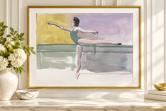 Grace Upon Grace 18x24 | Original Flowers With Legs® Gouache Painting Collection