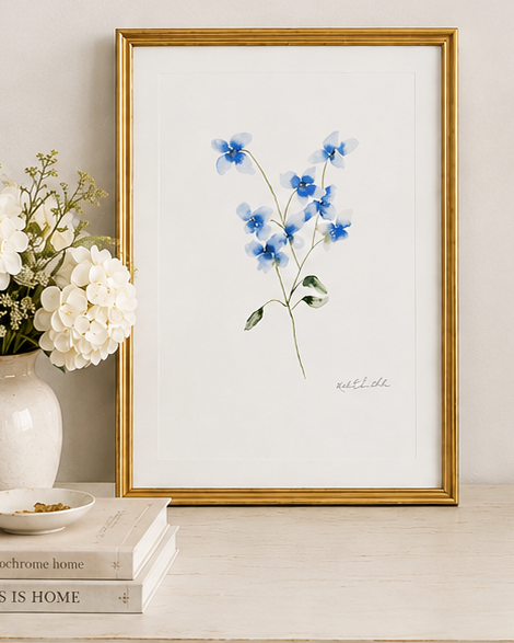The Heidi Collection | Curated by my sister. Painted around our family table.