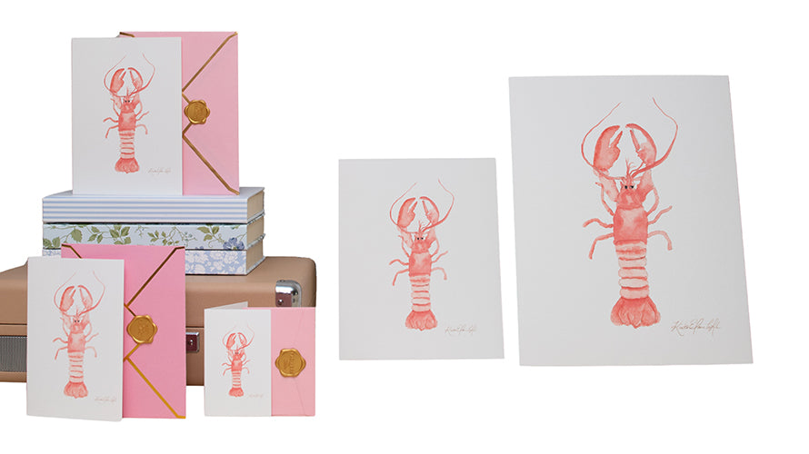 Lobster Study No. 1 | Original Flowers With Legs® Watercolor Painting