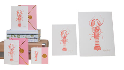 Lobster Study No. 1 | Original Flowers With Legs® Watercolor Painting