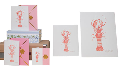 Lobster Study No. 1 | Original Flowers With Legs® Watercolor Painting