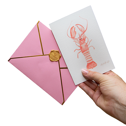 Lobster Study No. 1 | Original Flowers With Legs® Watercolor Painting