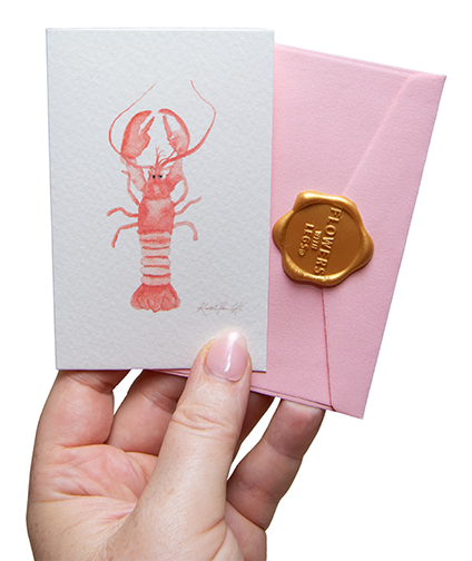 Lobster Study No. 1 | Original Flowers With Legs® Watercolor Painting