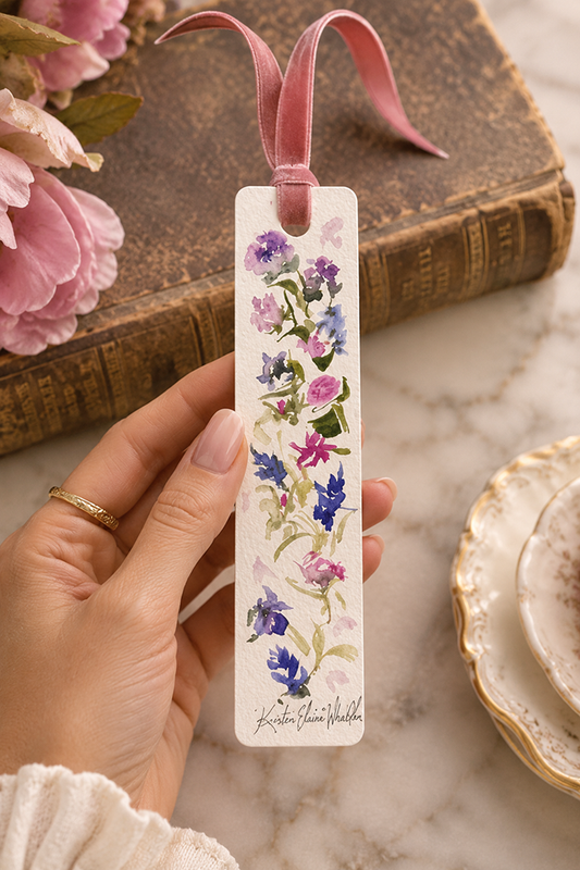 The Secret Garden | Original Hand Painted Watercolor Bookmark