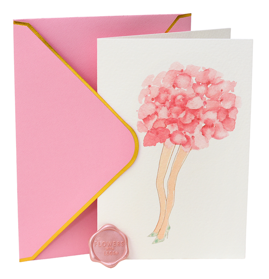 Pink Hydrangea In Pumps