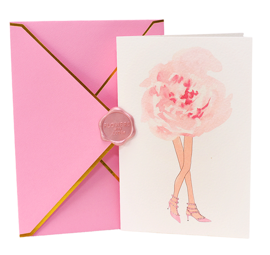 Pink Peonies In Valentinos