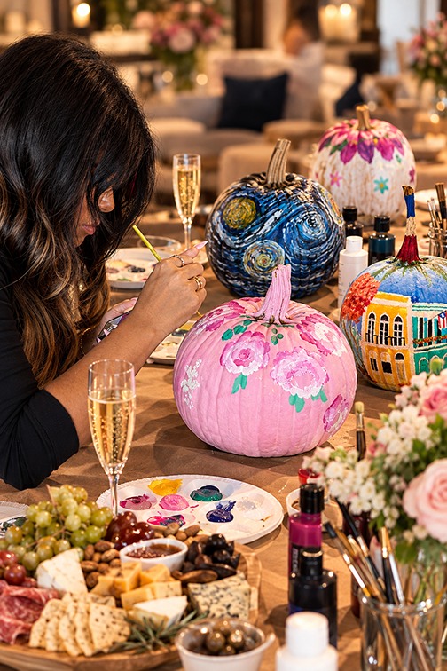 Pumpkin Painting Party Sunday October 11th 2-4pm at Redefined Coffee House in Grapevine, TX