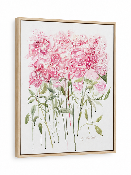 She Was Never Meant To Behave 30x40 | Original Flowers With Legs® Watercolor Painting Collection